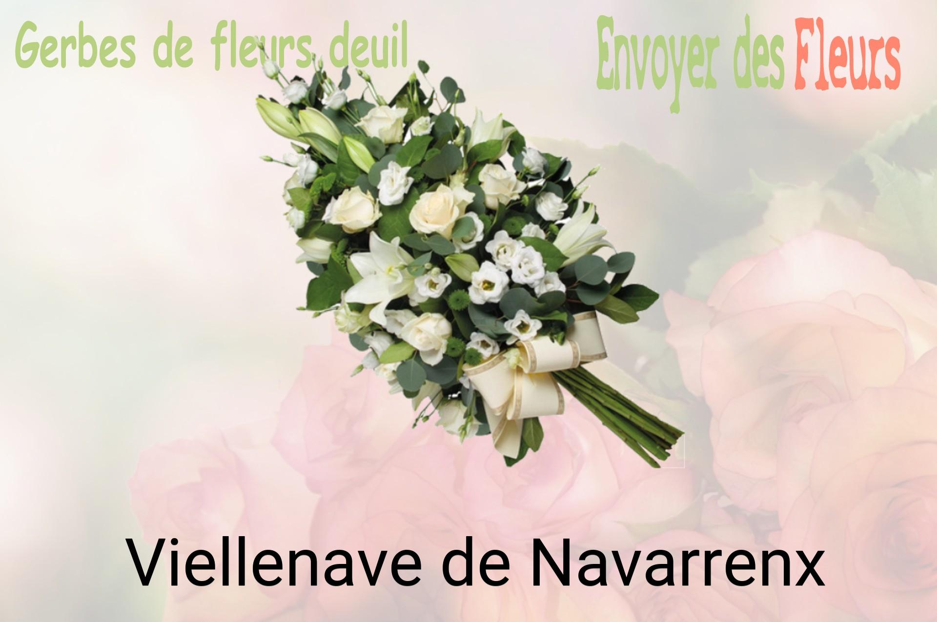 Gerbe de fleurs de deuil livrée à Viellenave-de-Navarrenx